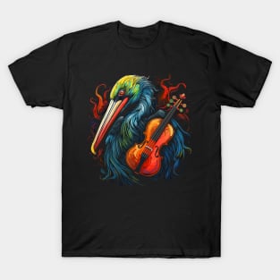 Pelican Playing Violin T-Shirt